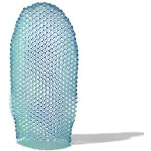 Supracor Stimulite dubbelzijdige badhandschoen lavendelzijde (zachtere textuur) groene zijde (stevigere textuur)