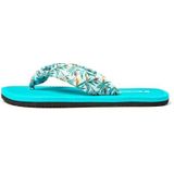 BRASILERAS Slippers dames comfortabel strand/zwembad/stedelijke schoenen turkoois 37 EU