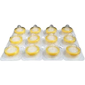 Spuitfilter 12 stuks/partij wegwerp steriel spuitfilter PVDF membraan diameter 33 mm, poriegrootte 0,22um