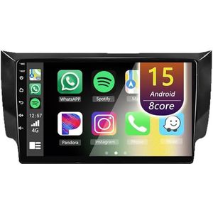 Android Radio voor Nissan Sentra 2013-2018, 10.1 inch Touchscreen Autoradio met Wireless CarPlay Android Auto Bluetooth WIFI(4Core(1+32GB))
