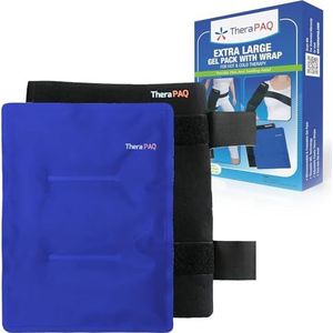 Groot Gel Ice Pack van TheraPAQ - Herbruikbaar Hot & Cold Therapy Device voor je heupen, schouders, rug, armen, benen, knieën - Refreezable & Microwavable Gel Pad voor pijnverlichting en sneller