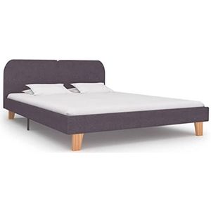 DIGBYS Bedframe Taupe Stof 150x200 cm 5FT King Size