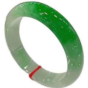 Jade armbandjade, damesarmbanden Birmese Jade Bangle for vrouwen echte natuurlijke klasse A ijssoort Emerald drijvende groene echte Jadeïet armband sieraden Valentijnsdag geschenken (Color : Green_54