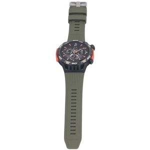 Smartwatch voor Buitensporten, Smartwatch voor Heren, 1,46 Inch HD-aanraakscherm, IP68 Waterdicht, voor Mobiele Telefoons (GREEN)