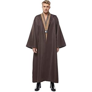 Star Wars Kenobi Jedi TUNIC Cosplay kostuum bruin versie L