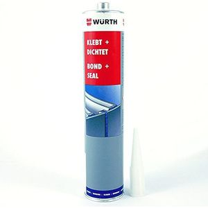 Würth Plakt + dicht PU montagelijm lijm kit zwart 08901003