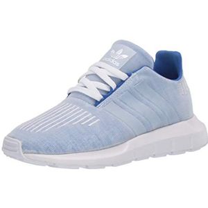 adidas Originals Kids Unisex's Swift Run Sneaker, Blue/White/Blue, 13K