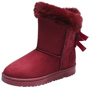 Snow boots for women short tube velvet 2021 Winter New fleece-lined same style paste dish short knot student female boots