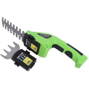 Draadloze Heggenschaar, 7,2 V Draadloze Grastrimmer 2 in 1 USB-opladen voor Tuin