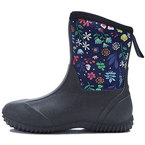 Regenlaarzen maat Regenschoenen Dames Lichtgewicht Waterdicht Rubber Schoenen Lente en Zomer Mode Koreaanse Waterlaarzen Casual Flower Regenschoenen (Color : 6, Size : Multicolor)