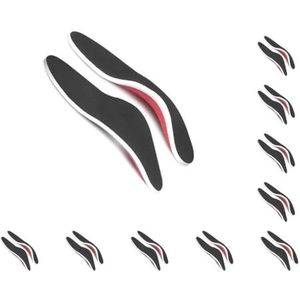 10 Set Boog Binnenzool Schoen Pad Ondersteuning Mat Zwart Multifunctionele Fijne Afwerking Multifunctionele Supporter Soepele Platte Voeten Herstel Stijl 2