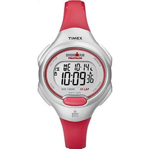 Timex Sport Horloge TW5M10200, Oranje/Zilverkleurig, Eén maat, Chronograaf, Digitaal, Quartz Beweging