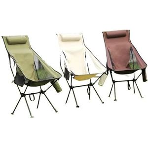 Opvouwbare ligstoel, vrijetijdsstoel for buitenterrastuinkamperen, draagbare zonnestoel (Color : Military Green)