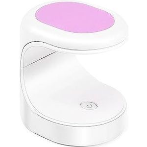 UV-nagellamp, LED UV Nagellamp Nageldrooglamp 16W UV LED Lamp Nagel Mini Draagbare Nagel Droger Met USB Kabel Gel Nagellak Droger Geschenk Thuis Reizen Gebruik(Purple)