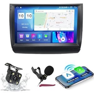 Android 14 Auto Stereo Navi voor T-oyota Prius20 (2003-2009) 9 ""QLED-scherm Autoradio met draadloze carplay Android Auto GPS-navigatie met BT5.0 HIFI FM 5G-WiFi SWC RDS MIC,M300s