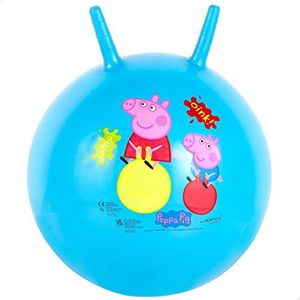 John 59575 springbal voor kinderen Hopper Ball Kanguro Peppa Pig blauw 45 cm