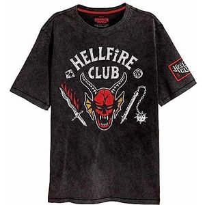 STRANGER THINGS - Hellfire Crest - T-shirt Unisex (L)