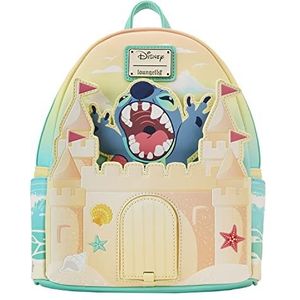 Loungefly Disney Stitch Sandcastle Beach Surprise Mini Rugzak, Meerkleurig, One Size, Rugzak