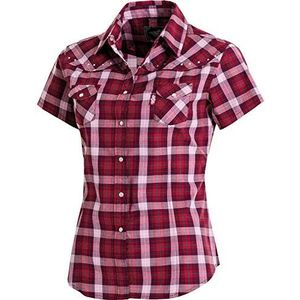 Damesblouse westernblouse biker country cowgirl westernstijl »Doreen« mt. M, rood, M