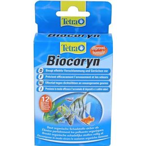 Tetra Biocoryn (waterbehandelingsmiddel voor de biologische afbraak van schadelijke stoffen) 12 capsules