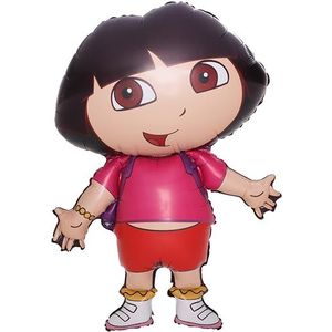 Toyland® 94 cm (37"") Dora The Explorer-vormige folieballon met karakter - kinderfeestballonnen
