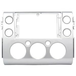 QKFTCSDW Autoradio Frame Compatibel met FJ 9 Inch Interieur Accessoires Android Auto Dashboard Navigatie Panel Installeren Mount Kit
