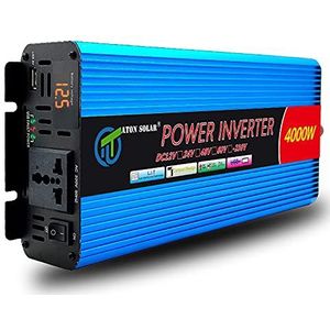 Power Inverter Pass auto intelligente omvormer 12V/24V naar 220V thuis 300W500W1000W power converter auto adapter (maat: 12v2000w)