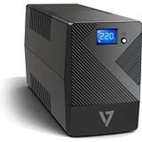 600VA - Desktop UPS - LCD - 4 IEC Uitgangen