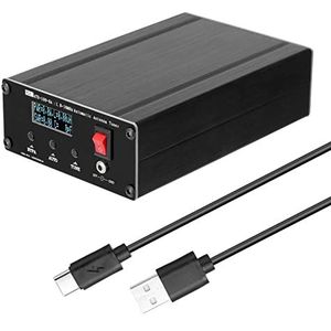 Oscilloscoop, ATU100 1.8-50 MHZ automatische shortwave antenne tuner USB Type C oplaadbaar met 0.91 inch Oled Display antenne tuner