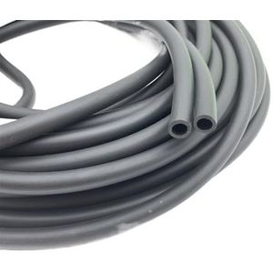 3/4/5/6/7/8/10/13/16/19mm Zwarte NBR Buis Flexibele Aquarium Luchtpomp Zachte Rubberen Slang Hittebestendige Hoge Druk Brandstoftank Pijp voor Motoren, Auto (5M_OD 9XID 6MM)