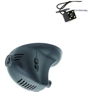 Auto Road Record WiFi DVR Dash Camera Rijvideorecorder Compatibel met BMW 7 F01 F02 F03 F04 2008~2015(Front And Back)