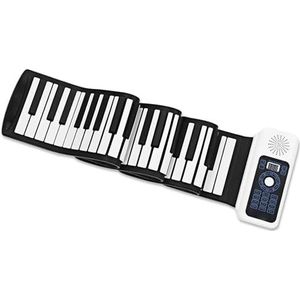 88 Toetsen Ingebouwde Luidspreker Handoprolbare Piano Draagbaar Opvouwbaar Elektronisch Toetsenbord Draagbaar Keyboard Piano