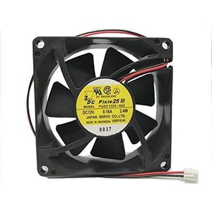 For PUDC12Z4-042 8cm 8025 computer case silent cooling fan 12V 0.16A 2.4W dual ball fan