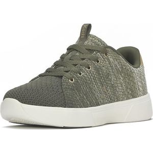 Keds Blislc-5b Fashion Sneaker voor dames, Lichtgroen Olijf Gebreid, 2.5 UK Wide