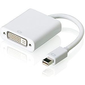 Ewent EW-140505-001-B-P - Videokabel-adapter (0,15 m, Mini DisplayPort, DVI-I, Overtrek Vrouwelijk, Wit)