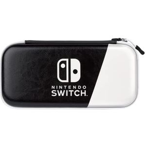 PDP Slim Deluxe: Black & White Hardshell-doos Nintendo Zwart, Wit