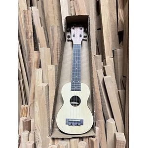 Concert Ukelele van sparrenhout en sapele en geschenkzakje