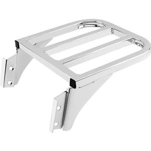 bagagedrager Chrome Motorfiets Sissy Bar Rugleuning Achter Bagagerek Ondersteuning Voor Sportster Voor XL 883 1200 Voor FLST FLSTC FLSTSC Voor Dyna Voor Softail Motorfiets bagagedrager