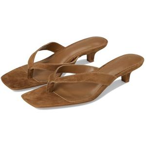 Steve Madden Tracie sandaal met hak voor dames, Chesnut Suede, 36-37 EU