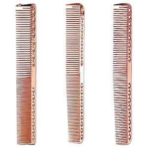 Bafnsiji 3 stuks professionele haarkammen, fijnmazige kam, fijne haarkam, antistatische hittebestendige haarkam, kapperskam