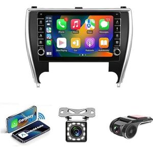 Android 14 Auto Stereo MP5 Player 9'' Screen Autoradio Voor Toyota Camry 2015-2017 Car-play Android Auto GPS-navigatie Bluetooth RDS FM AM DAB+ Radio Stuurbediening Voice Control(NF-5 8Core 4+64G)