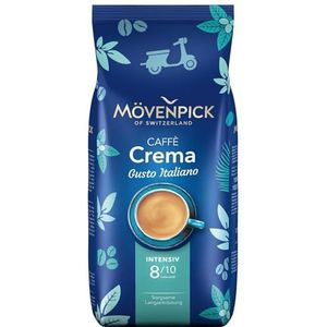 Caffè Crema GUSTO ITALIANO van Mövenpick, 8 x 1000 g bonen