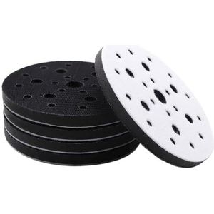 DHRCONPA 5 stuks 6 inch 25-gats interfacepads 6 klittenband schuimspons kussen buffer backing pad