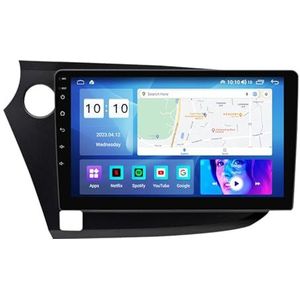 Android 12.0 Car Stereo 9 ""Touch Screen auto audio speler bluetooth stuurwielbediening Voor Honda Insight 2009-2014 auto speler Ondersteunt CarAutoPlay PIP GPS Navigatie Backup Camera (Size : 4Core W