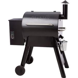 Traeger Pro Series 22 Grillvat Pellet zwart, blauw - grill (grill, pella of pellet, 3690 cm², vat, grill, zwart, blauw)