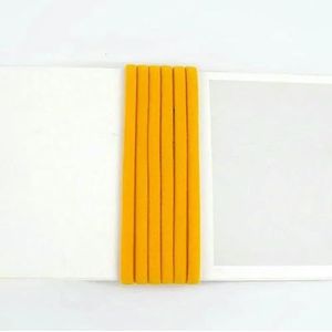 5/10M 3,0 mm 5 mm nylon elastiek rond zacht rubber band voor haar ring schoenen touw bh schouderband DIY accessoires-geel-5 mm-5 meter