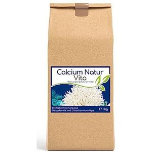 Cellavita Calcium Natuur 8 maandvoorraad 1000 g | Calcium & Magnesium/Sango-koraalpoeder & Lithothamnium-algenpoeder