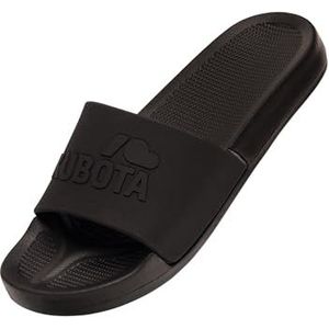 Badslippers Dames voor Sauna - Slippers voor Strand - Antislip Badslipper - Douche Schoenen - Waterdichte Slipper - Zwart Plain 36