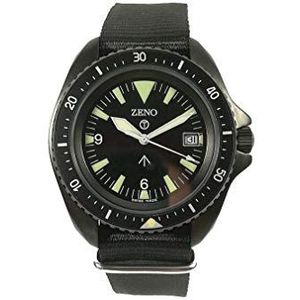 Zeno-Watch - polshorloge - heren - PRS Quartz Black - PRS-3Q-bk-a1