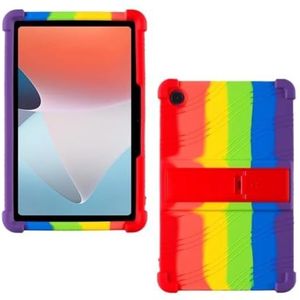 Case Compatibel Met TCL TAB 10L 10.1 inch 8491 Shell Schokbestendig Kinderen Veilig Silicon Cover for TCL Tab10 FHD /Tab10 9460G(Color:Colored,Size:For TCL TAB 10L 8491)